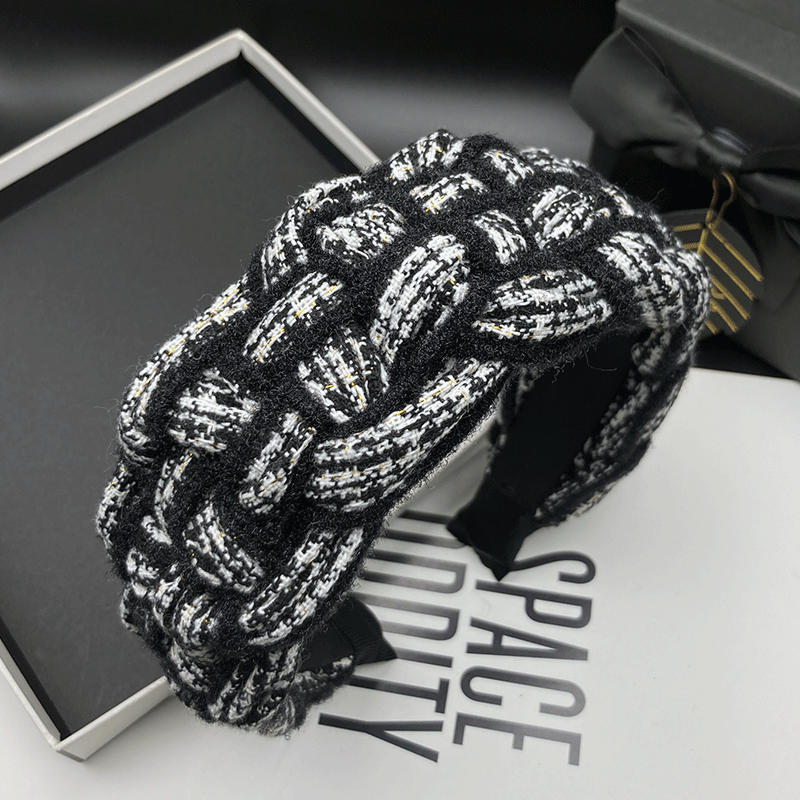 临嫣发箍布艺原创设计宽边头箍