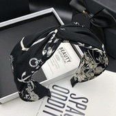 复古新款 发卡发箍女黑色成人外出百搭高颅顶头饰宽边压发洗脸头箍