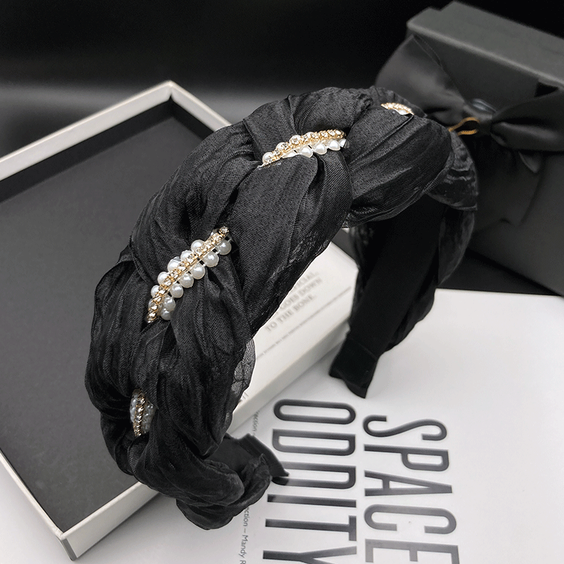 黑色麻花编织发卡发箍女2025网红新款高颅顶时尚气质压发洗脸头箍,饰品/流行首饰/时尚饰品新,发饰,淘宝优惠券,粉丝福利购,淘宝优惠卷