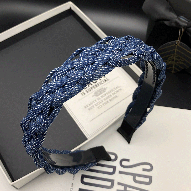 临嫣发箍布艺港风带齿防滑发饰