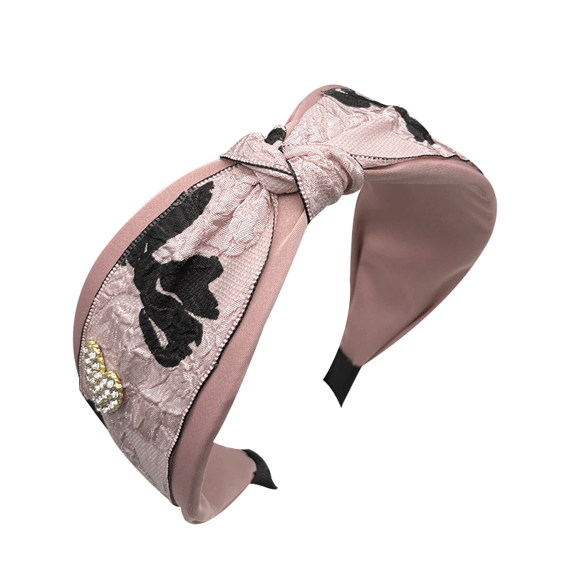 发卡发箍女2024网红新款小众发窟头饰高级感镶钻气质宽边压发头箍