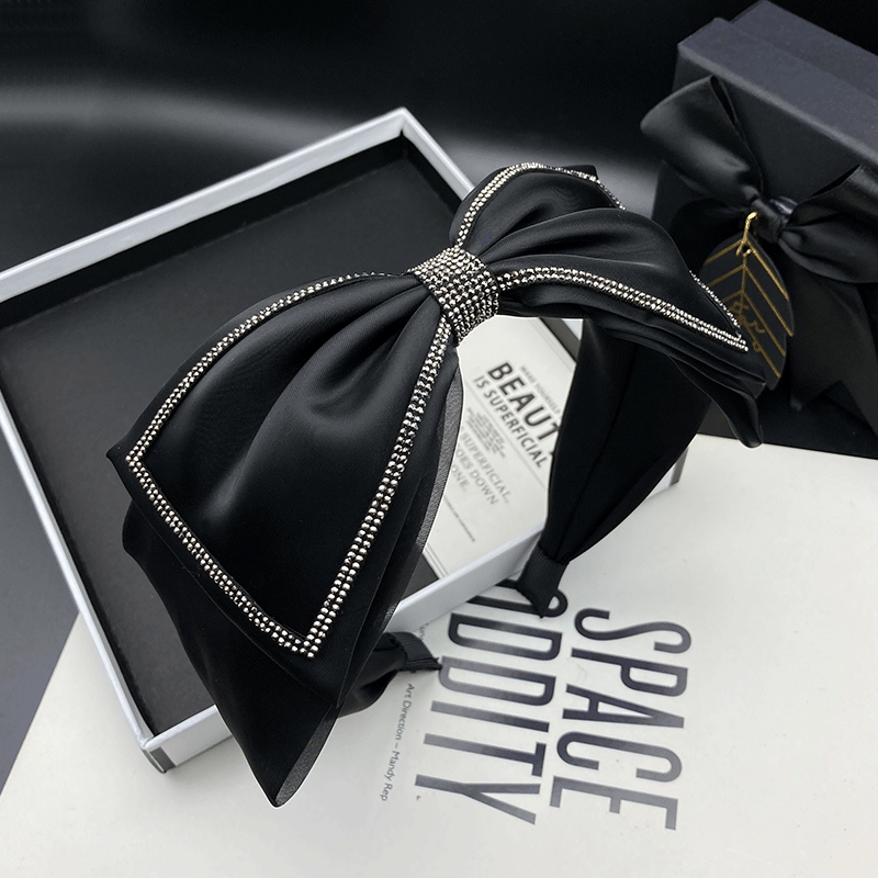 临嫣发箍镶钻公主风蝴蝶结发饰