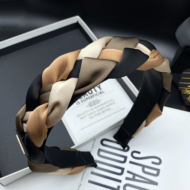 临嫣发箍布艺原创编织发饰