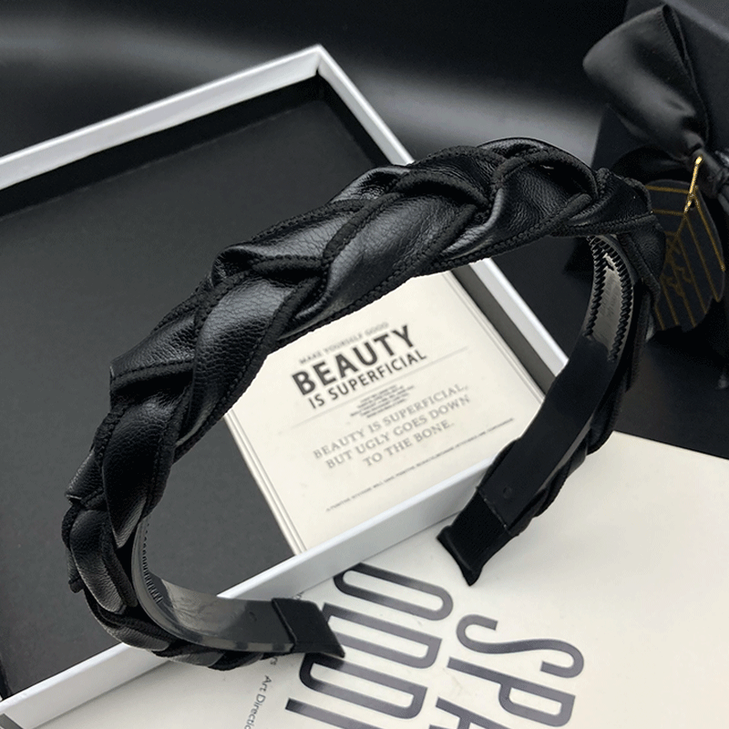 临嫣发箍pu皮高冷风窄边发饰