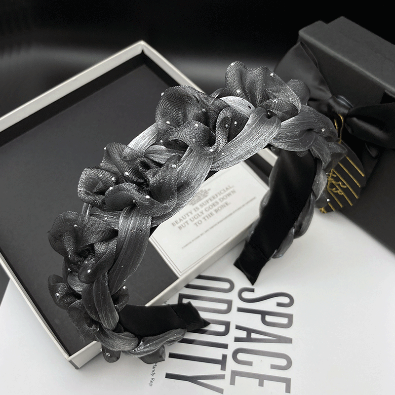 临嫣发箍欧根纱原创设计