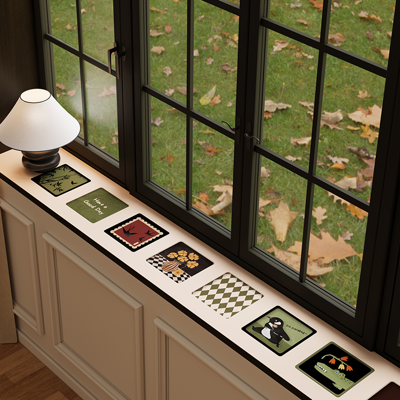 法式飘窗垫窗台垫极窄长条硅藻泥防滑软垫可裁剪复古高级感装饰垫