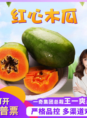 【严选】广西红心木瓜 2/9斤奶香乳瓜冰糖心甜糯新鲜万寿果当