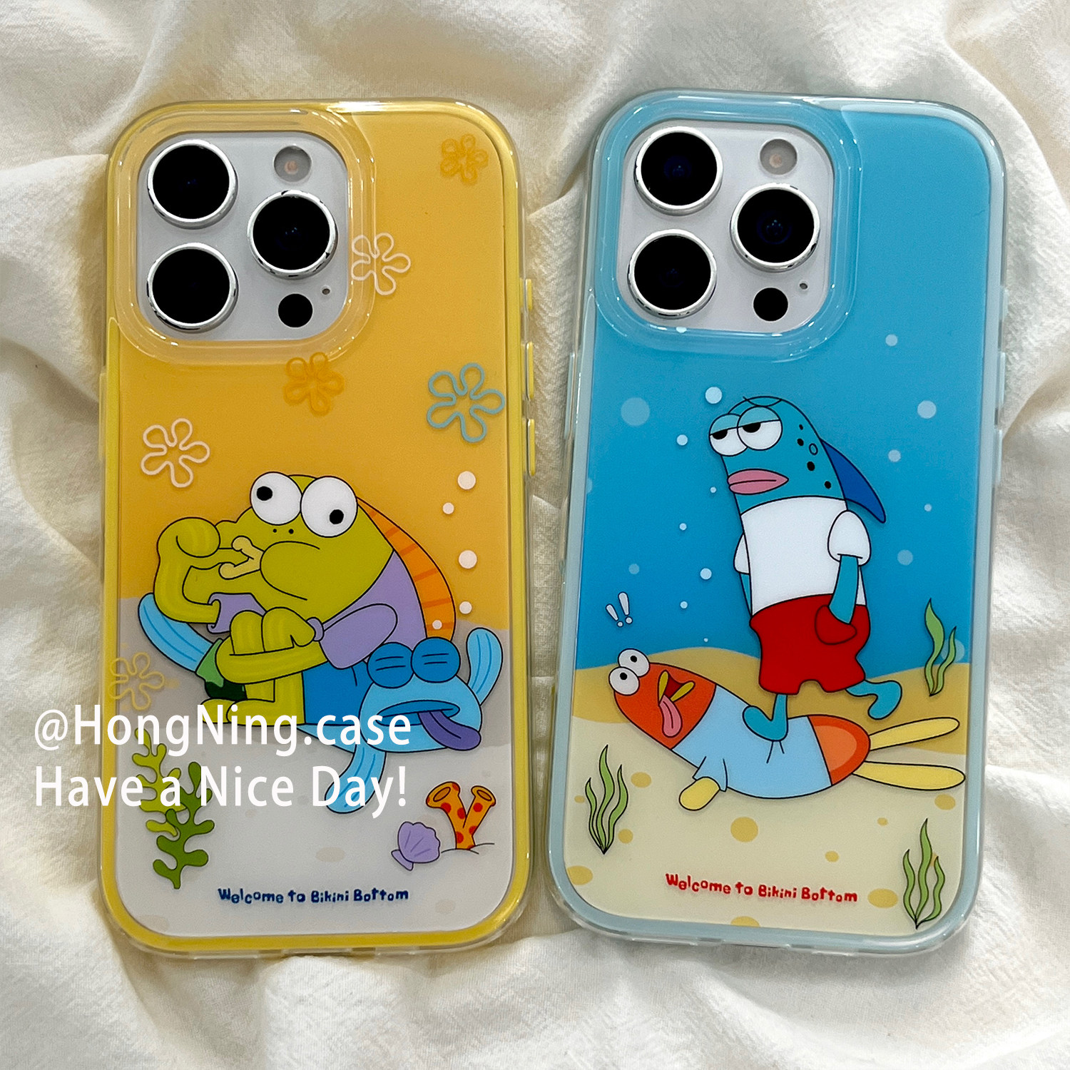 趣味搞怪可爱卡通丑鱼适用iPhone17ProMax手机壳情侣创意苹果16pro新款15PRO女款小众13硅胶14防摔全包保护套,3C数码配件,手机保护套/壳,淘宝优惠券,粉丝福利购,淘宝优惠卷