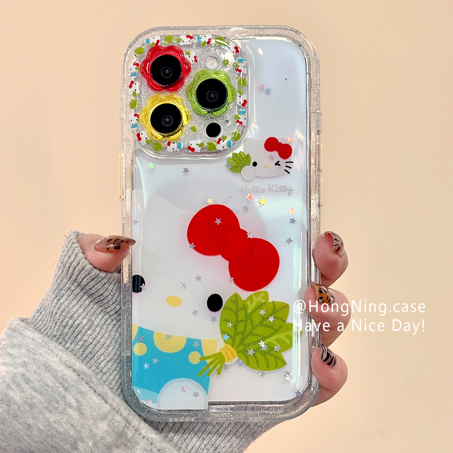 ins风可爱HelloKitty柚子叶适用iPhone17ProMax手机壳苹果16pro新款15PRO甜酷女款13硅胶14防摔创意全包软壳,3C数码配件,手机保护套/壳,淘宝优惠券,粉丝福利购,淘宝优惠卷