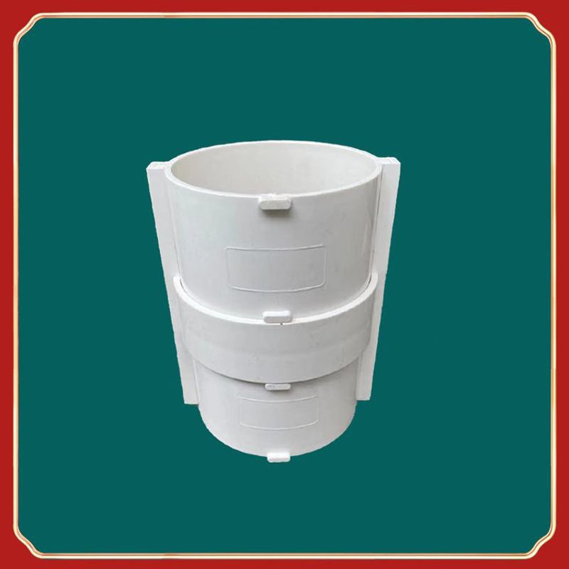 PVC抢修节快速抢修补漏神器50 75 110 160mm排水管分体活接