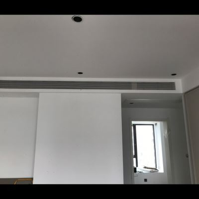 极简加长中央空调出风口百叶格栅可拆洗线形窄边框空调风口检修口