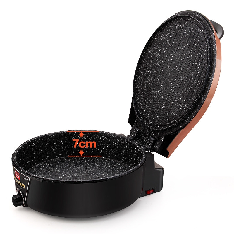 加深加大电饼铛家用双面加热煎烤饼机电饼档烙饼锅涮烤锅烤盘机煎