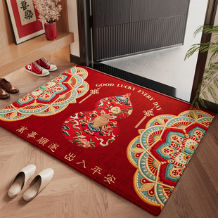 玄关大门口门垫入户门地垫高级感防滑脚垫可裁剪耐磨耐脏地毯定制