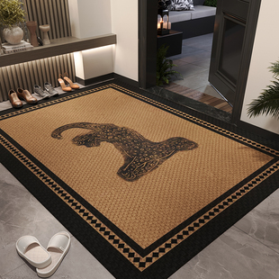 地垫入户门垫中古风可裁剪玄关大门口进门脚垫高级感免洗耐脏地毯