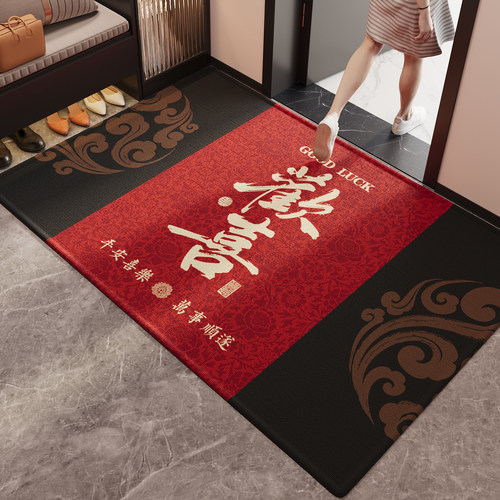 入户门地垫高端耐脏除尘玄关防滑脚垫门口进门地毯可裁剪定制门垫