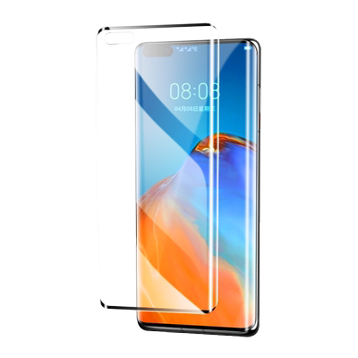 适用华为p40pro钢化膜曲面覆盖