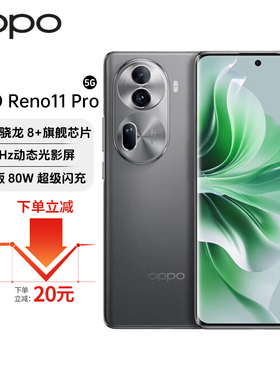 OPPO Reno11 Pro 骁龙8+旗舰芯5000万单反级人像三摄拍照5G手机