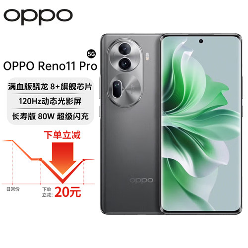 OPPO Reno11 Pro 骁龙8+旗舰芯5000万单反级人像三摄拍照5G手机