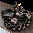 紫砂跳刀功夫茶具2025新款 陶瓷家用茶壶盖碗茶杯整套泡茶器 中式