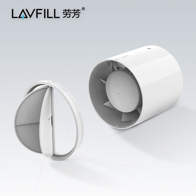 LAVFILL劳芳110pvc止回阀排气扇