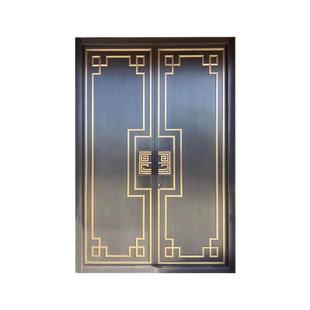 铝合金防盗门精雕入户门安全进户门智能门隐藏式 暗铰链智能防盗门