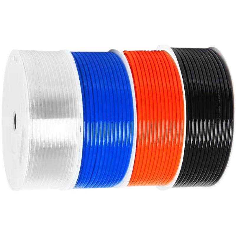 PU气管空压机软管8mm透明气泵高压管6X4/10X6.5/12*8木工气动风管