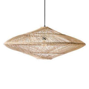 竹编吊灯创意个性艺术客厅餐厅卧室茶室禅意藤编新中式客厅吊灯具,家装灯饰光源,智能吊灯,淘宝优惠券,粉丝福利购,淘宝优惠卷