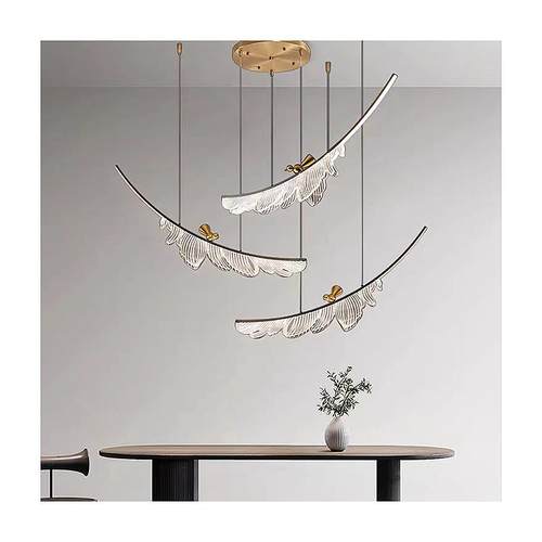 现代个性创意羽毛小鸟吊灯酒店大堂装饰售楼部沙盘吊灯艺术灯