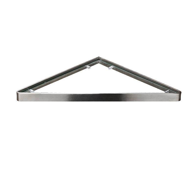 免打孔厕所淋浴房玻璃置物架卫生间三角架壁挂浴室沐浴露瓶收纳架