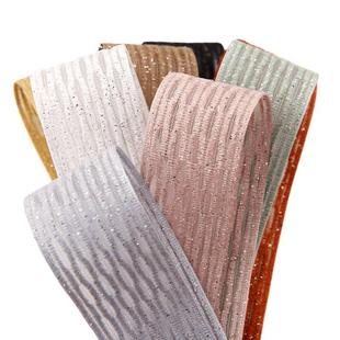 亮丝条纹雪纱带蝴蝶结发饰diy材料服装辅料礼盒花束包装彩丝织带