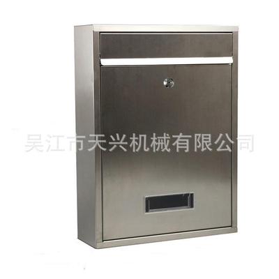 厂家直销欧洲信报箱金属家用别墅信箱不锈钢信箱0020-1MAILBOX