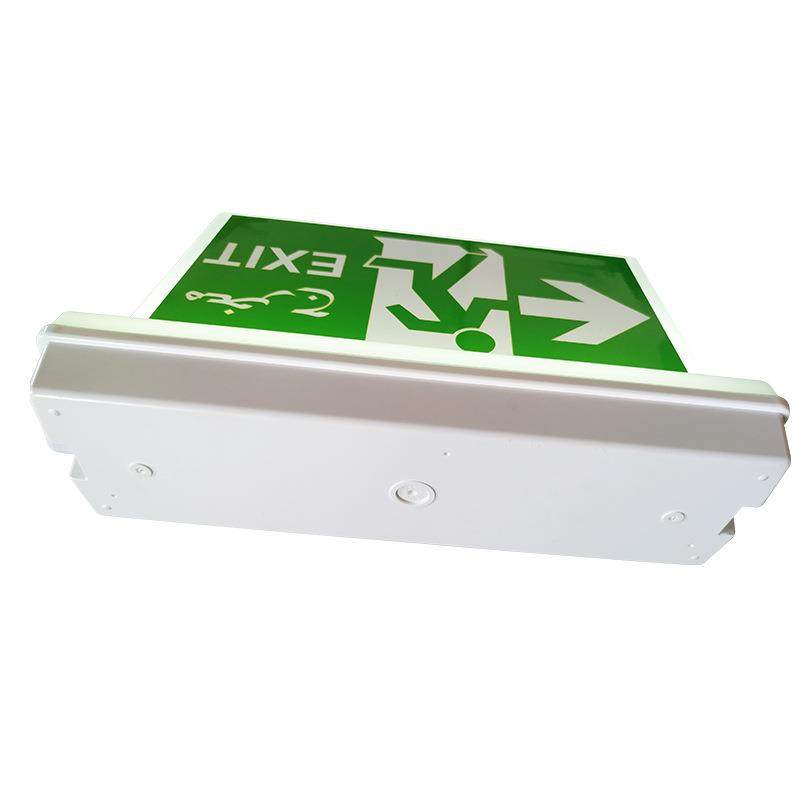 led紧急疏散应急灯具EXIT警告标志灯箱85-265V天花吊顶灯牌