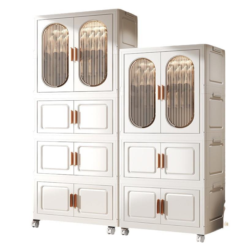 儿童衣柜用卧室宝衣橱家柜唯雅乐贸衣服宝储物简易折叠塑料柜