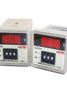 XMTD-20013001温控仪表2002数显温度控制E型K型PT100温控器220V