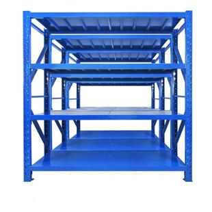 仓储货架厂家重型货架中量级收纳储物单面快递仓库货架置物架