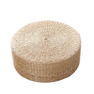 茶道草编榻榻米加厚冥想禅修拜佛打坐垫四季通用香蒲草手编蒲团