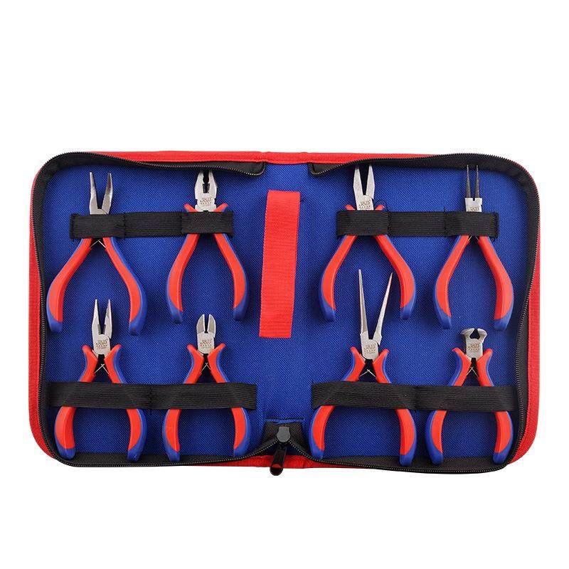 小钳子组套餐diy手工尖嘴钳5寸饰品珠宝牛津布包迷你钳套装8件套,五金/工具,尖嘴钳,淘宝优惠券,粉丝福利购,淘宝优惠卷