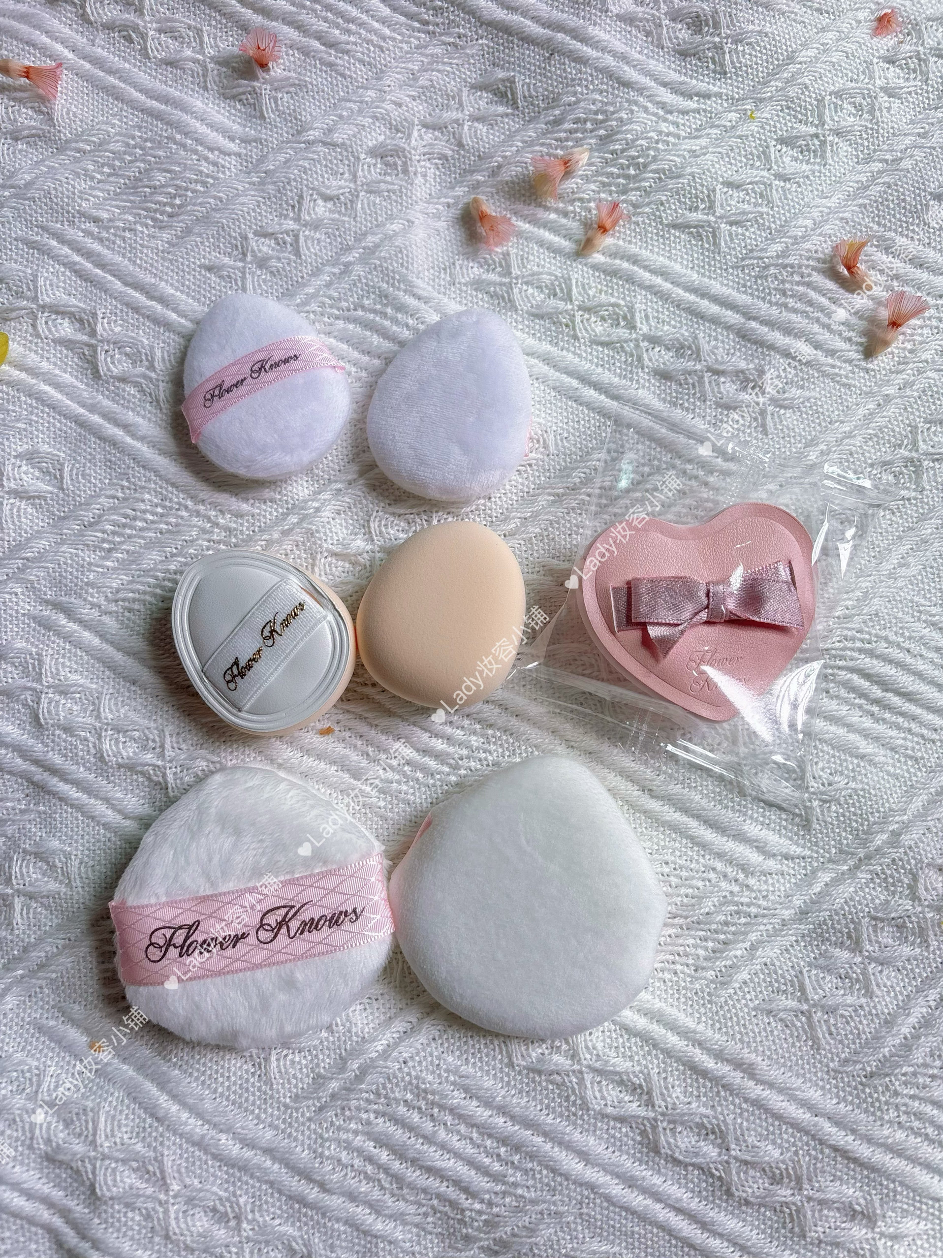 花知晓原装拇指粉扑天鹅芭蕾系列遮瑕腮红蜜粉粉扑小巧方便,彩妆/香水/美妆工具,美妆蛋/扑/海绵,淘宝优惠券,粉丝福利购,淘宝优惠卷