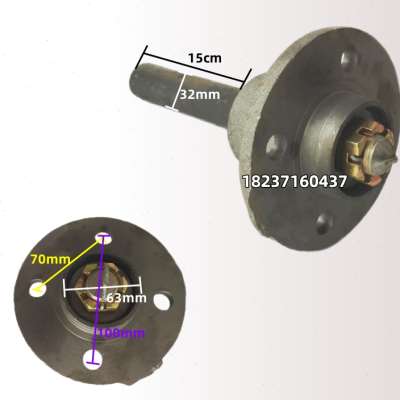 拖车轴头葫芦头四孔五孔六孔轮毂法兰盘马车轴头拖车后桥定做轴头