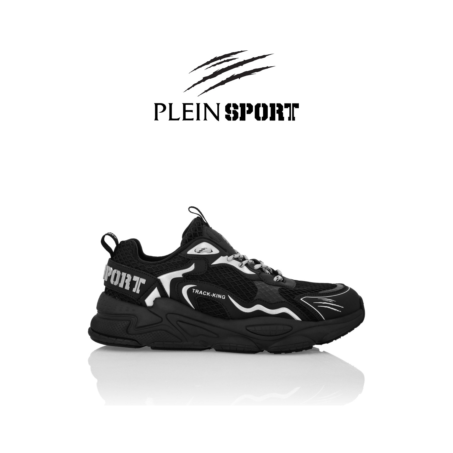 PLEIN SPORT  2025年夏男女同款Track King厚底运动鞋