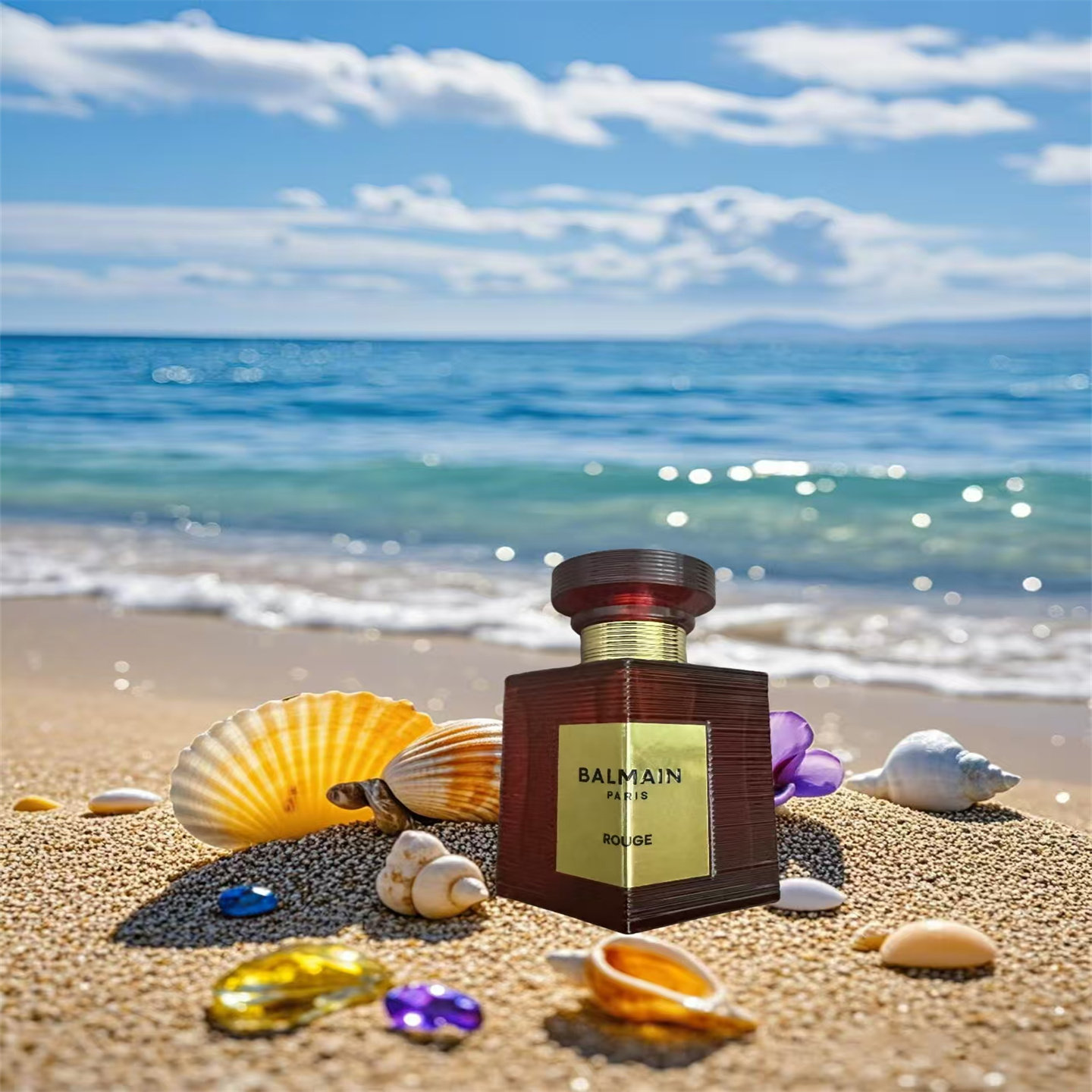 巴尔曼香水琥珀盐花象牙香水小样