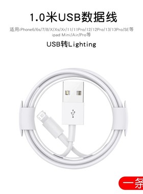 顿娱适用于苹果14数据线iPhone11快充6s手机充电线8plus加长2米15/16充电线器12pro闪充13短pad冲电xr平板max