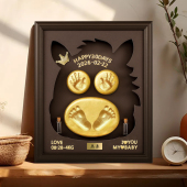 马年宝宝手足印满月纪念手足印婴儿胎发脐带保存新生儿百天手脚印