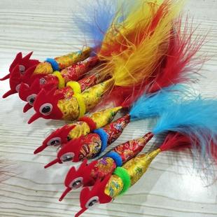 孩子戴立春迎春鸡打春鸡纯手工缝制 立春孩子戴在帽子上的布艺鸡