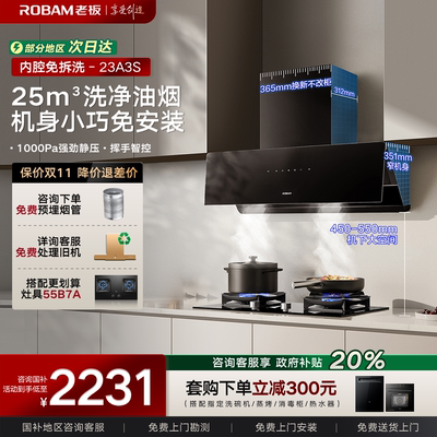 老板变频侧吸油烟机23A3S