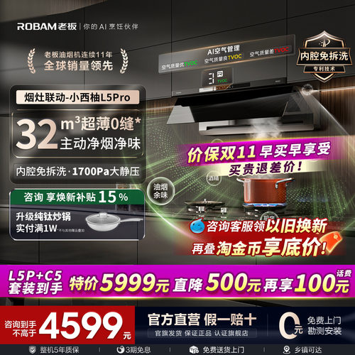 热销第一！老板小西柚L5P油烟机