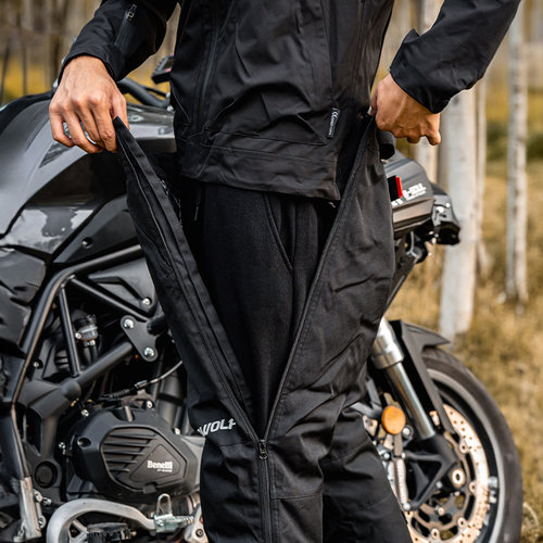 摩多狼摩托车冬季防风保暖骑行裤