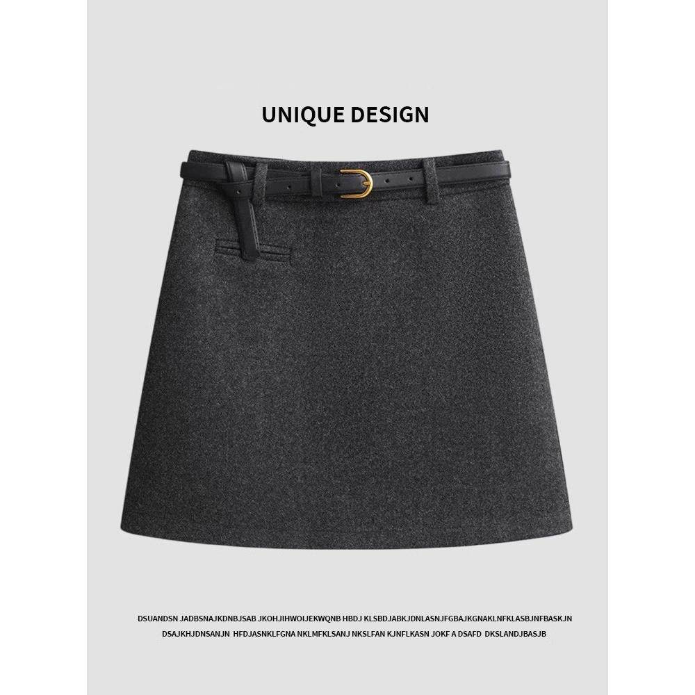 灰色毛呢半身裙女秋冬新款高腰显瘦a字短裙防走光打底裙包臀裙子,运动/瑜伽/健身/球迷用品,瑜伽t恤,淘宝优惠券,粉丝福利购,淘宝优惠卷