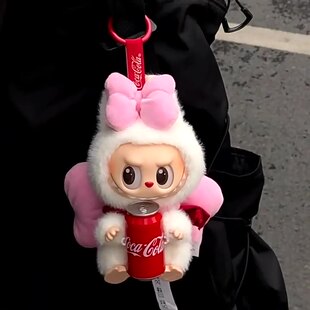 娃衣labubu潮衣一代二代三代拉布布马卡龙搪胶坐坐派对蝴蝶结套装