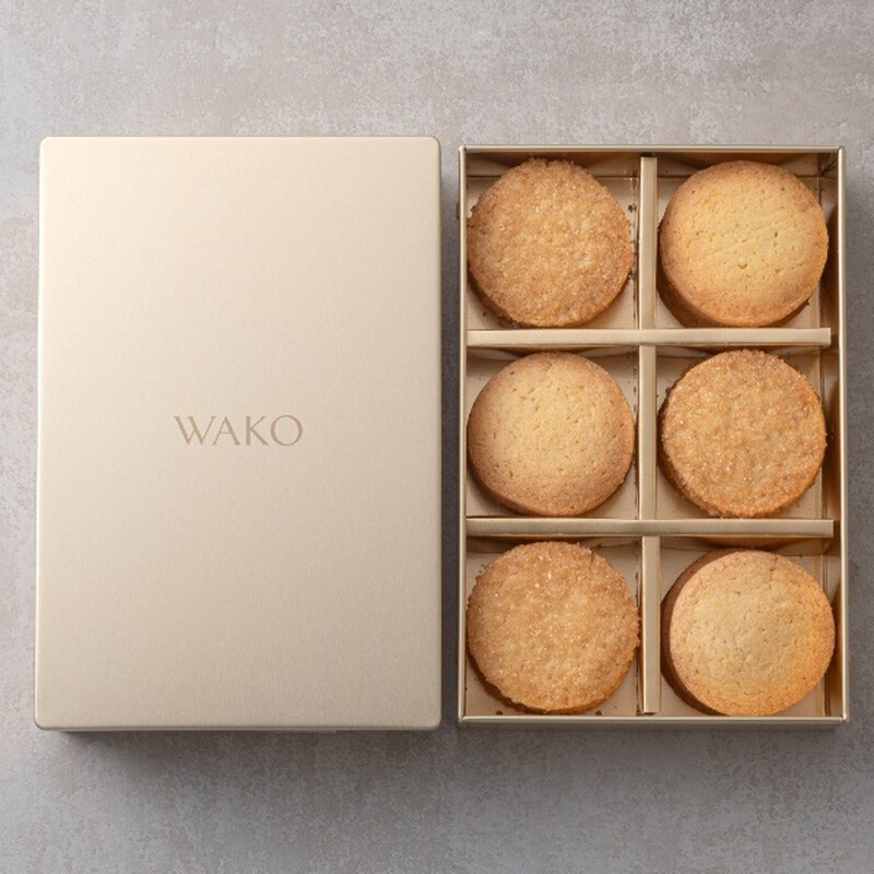 日本直邮满200包邮 WAKO 和光 日本高级曲奇 生砂糖黄油曲奇